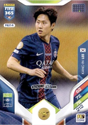 Cromo Kang-in Lee - Fifa 365: 2025-2026. Adrenalyn Xl n. PAS14 - Panini