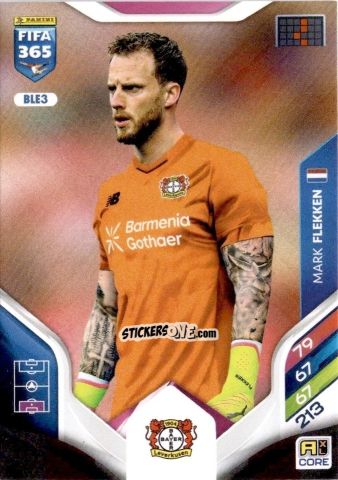 Cromo Mark Flekken - Fifa 365: 2025-2026. Adrenalyn Xl n. BLE3 - Panini