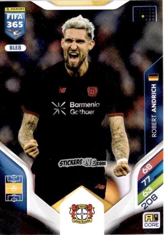 Cromo Robert Andrich - Fifa 365: 2025-2026. Adrenalyn Xl n. BLE8 - Panini