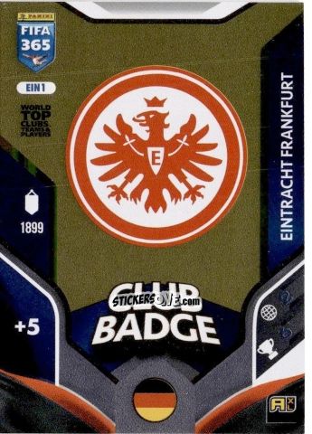 Figurina Club Badge - Fifa 365: 2025-2026. Adrenalyn Xl n. EIN1 - Panini