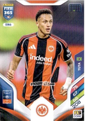 Figurina Tuta - Fifa 365: 2025-2026. Adrenalyn Xl n. EIN6 - Panini