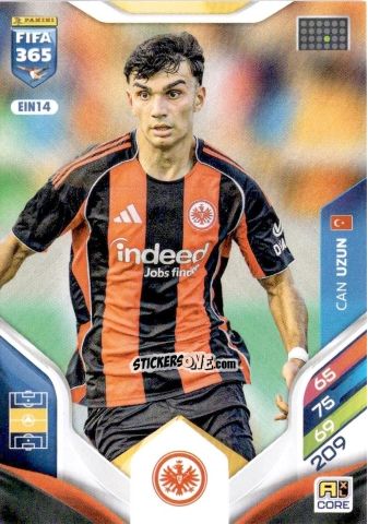 Cromo Can Uzun - Fifa 365: 2025-2026. Adrenalyn Xl n. EIN14 - Panini