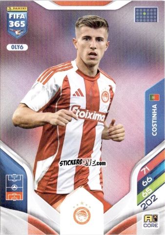 Cromo Costinha - Fifa 365: 2025-2026. Adrenalyn Xl n. OLY6 - Panini