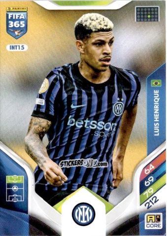 Cromo Luis Henrique - Fifa 365: 2025-2026. Adrenalyn Xl n. INT15 - Panini