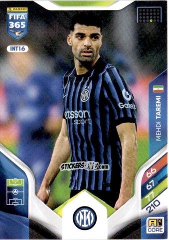 Figurina Mehdi Taremi - Fifa 365: 2025-2026. Adrenalyn Xl n. INT16 - Panini
