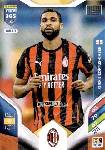Figurina Ruben Loftus-Cheek - Fifa 365: 2025-2026. Adrenalyn Xl n. MIL13 - Panini