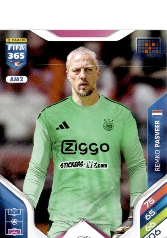 Figurina Remko Pasveer - Fifa 365: 2025-2026. Adrenalyn Xl n. AJA2 - Panini