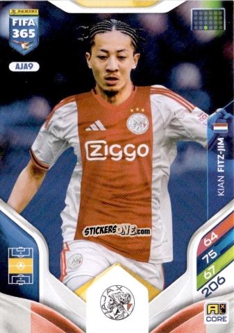 Figurina Kian Fitz-Jim - Fifa 365: 2025-2026. Adrenalyn Xl n. AJA9 - Panini