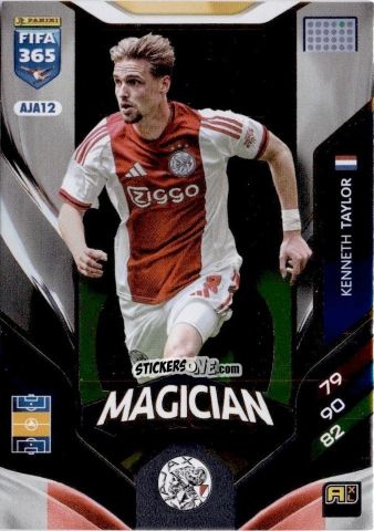 Figurina Kenneth Taylor - Fifa 365: 2025-2026. Adrenalyn Xl n. AJA12 - Panini