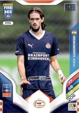 Cromo Yarek Gasiorowski - Fifa 365: 2025-2026. Adrenalyn Xl n. PSV8 - Panini
