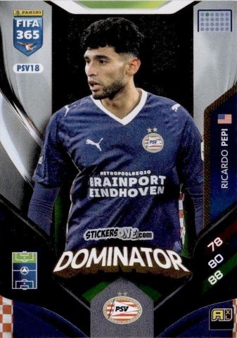 Cromo Ricardo Pepi - Fifa 365: 2025-2026. Adrenalyn Xl n. PSV18 - Panini