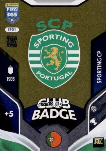 Cromo Club Badge - Fifa 365: 2025-2026. Adrenalyn Xl n. SPO1 - Panini