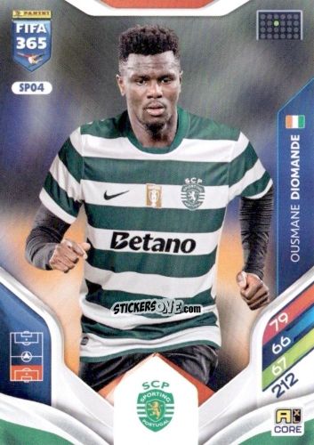 Figurina Ousmane Diomande - Fifa 365: 2025-2026. Adrenalyn Xl n. SPO4 - Panini