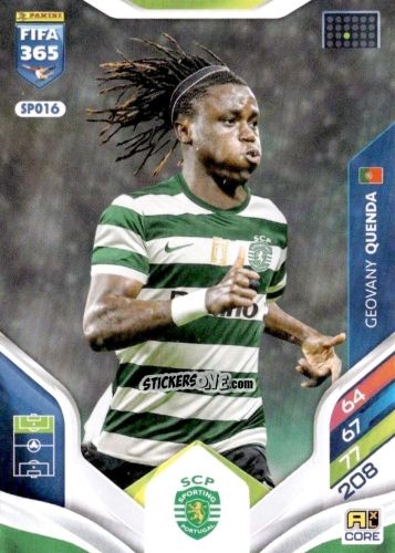 Sticker Geovany Quenda - Fifa 365: 2025-2026. Adrenalyn Xl n. SPO16 - Panini