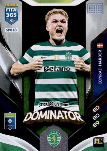 Sticker Conrad Harder - Fifa 365: 2025-2026. Adrenalyn Xl n. SPO18 - Panini