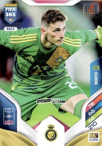 Figurina Bento - Fifa 365: 2025-2026. Adrenalyn Xl n. NAS2 - Panini