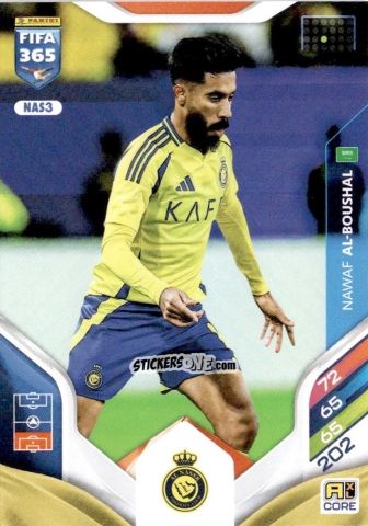 Figurina Nawaf Al-Boushal - Fifa 365: 2025-2026. Adrenalyn Xl n. NAS3 - Panini