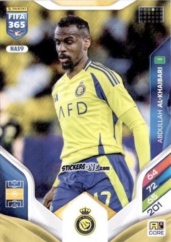 Figurina Abdullah Al-Khaibari - Fifa 365: 2025-2026. Adrenalyn Xl n. NAS9 - Panini