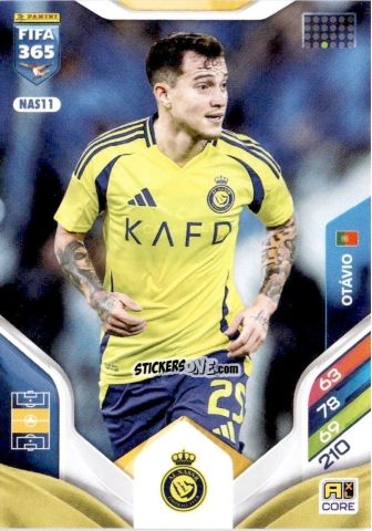Cromo Otávio - Fifa 365: 2025-2026. Adrenalyn Xl n. NAS11 - Panini