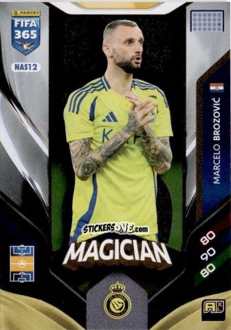 Cromo Marcelo Brozović - Fifa 365: 2025-2026. Adrenalyn Xl n. NAS12 - Panini