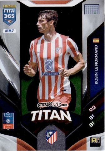Cromo Robin Le Normand - Fifa 365: 2025-2026. Adrenalyn Xl n. ATM7 - Panini