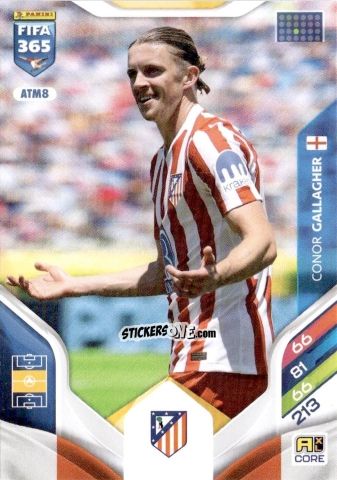Cromo Conor Gallagher - Fifa 365: 2025-2026. Adrenalyn Xl n. ATM8 - Panini