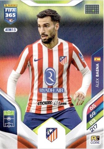 Sticker Álex Baena - Fifa 365: 2025-2026. Adrenalyn Xl n. ATM15 - Panini