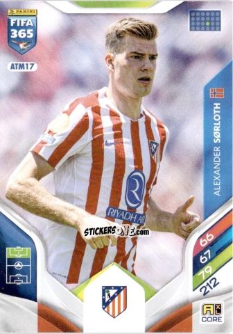 Cromo Alexander Sørloth - Fifa 365: 2025-2026. Adrenalyn Xl n. ATM17 - Panini