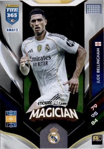 Figurina Jude Bellingham - Fifa 365: 2025-2026. Adrenalyn Xl n. RMA12 - Panini