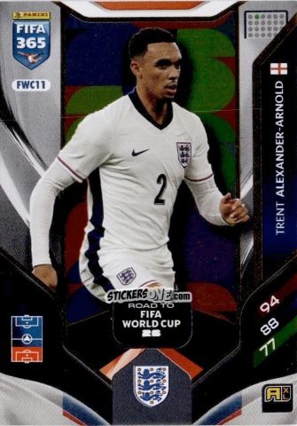 Sticker Trent Alexander-Arnold - Fifa 365: 2025-2026. Adrenalyn Xl n. FWC11 - Panini