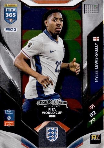 Sticker Myles Lewis Skelly - Fifa 365: 2025-2026. Adrenalyn Xl n. FWC12 - Panini