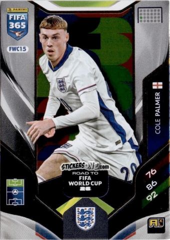 Sticker Cole Palmer - Fifa 365: 2025-2026. Adrenalyn Xl n. FWC15 - Panini