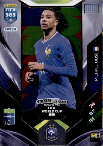 Cromo Michael Olise - Fifa 365: 2025-2026. Adrenalyn Xl n. FWC24 - Panini