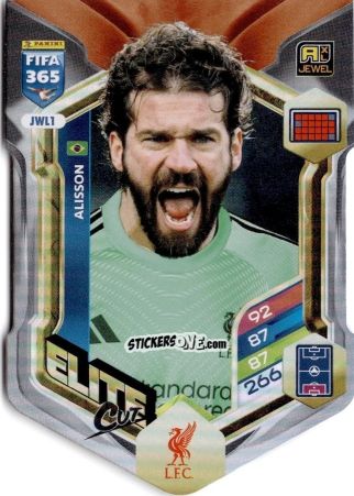 Sticker Alisson - Fifa 365: 2025-2026. Adrenalyn Xl n. JWL1 - Panini