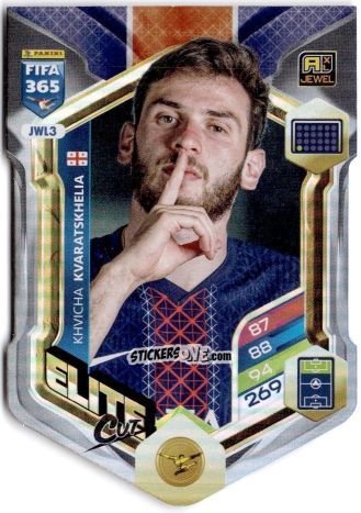 Cromo Khvicha Kvaratskhelia - Fifa 365: 2025-2026. Adrenalyn Xl n. JWL3 - Panini