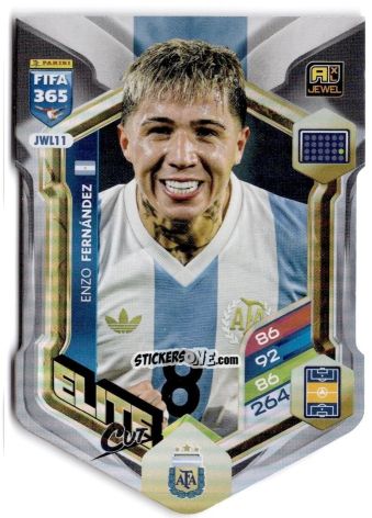 Cromo Enzo Fernández - Fifa 365: 2025-2026. Adrenalyn Xl n. JWL11 - Panini