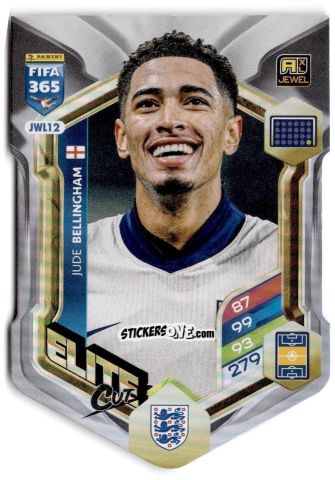 Figurina Jude Bellingham - Fifa 365: 2025-2026. Adrenalyn Xl n. JWL12 - Panini