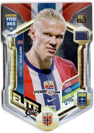Cromo Erling Haaland - Fifa 365: 2025-2026. Adrenalyn Xl n. JWL17 - Panini