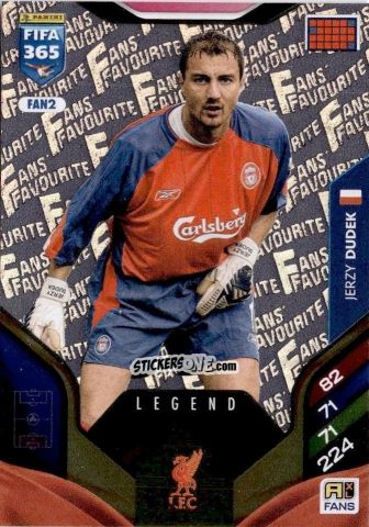 Sticker Jerzy Dudek - Fifa 365: 2025-2026. Adrenalyn Xl n. FAN2 - Panini