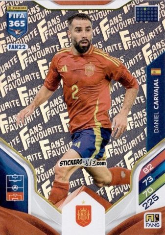 Cromo Daniel Carvajal - Fifa 365: 2025-2026. Adrenalyn Xl n. FAN22 - Panini