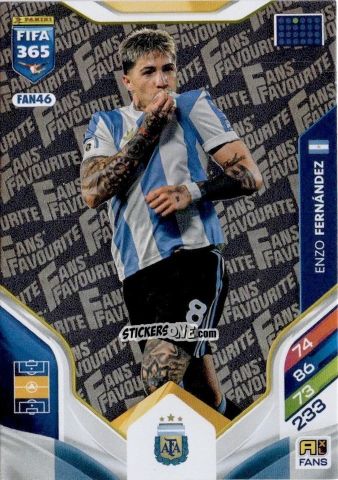 Figurina Enzo Fernández - Fifa 365: 2025-2026. Adrenalyn Xl n. FAN46 - Panini