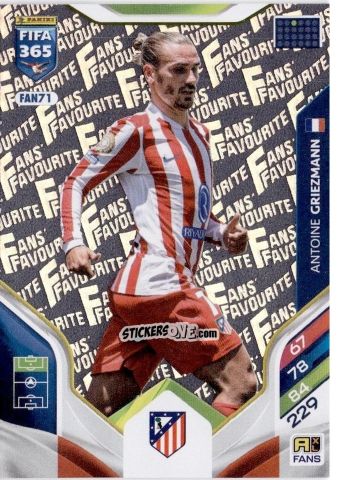 Cromo Antoine Griezmann - Fifa 365: 2025-2026. Adrenalyn Xl n. FAN71 - Panini