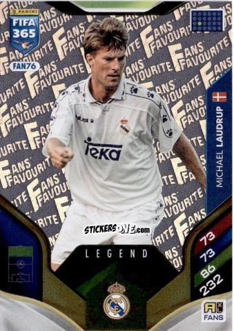 Figurina Michael Laudrup - Fifa 365: 2025-2026. Adrenalyn Xl n. FAN76 - Panini