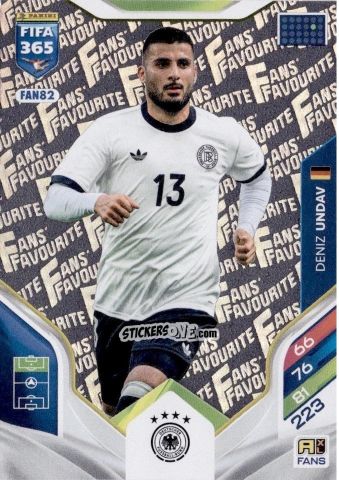 Figurina Deniz Undav - Fifa 365: 2025-2026. Adrenalyn Xl n. FAN82 - Panini