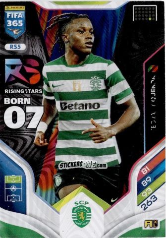 Sticker Geovany Quenda - Fifa 365: 2025-2026. Adrenalyn Xl n. RS5 - Panini