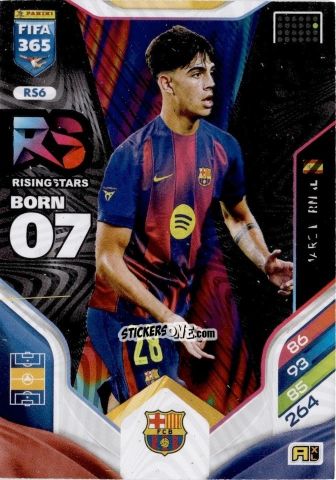 Figurina Marc Bernal - Fifa 365: 2025-2026. Adrenalyn Xl n. RS6 - Panini
