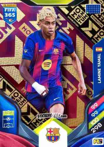Figurina Lamine Yamal - Fifa 365: 2025-2026. Adrenalyn Xl n. M5 - Panini