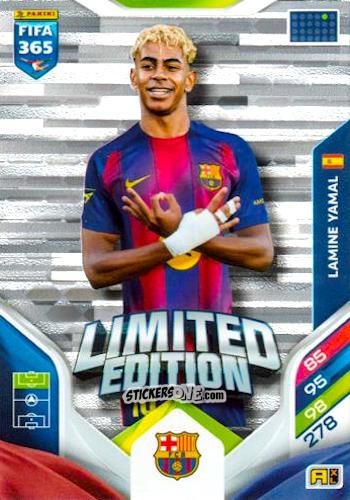 Cromo  Lamine Yamal  - Fifa 365: 2025-2026. Adrenalyn Xl n. XXL-12 - Panini