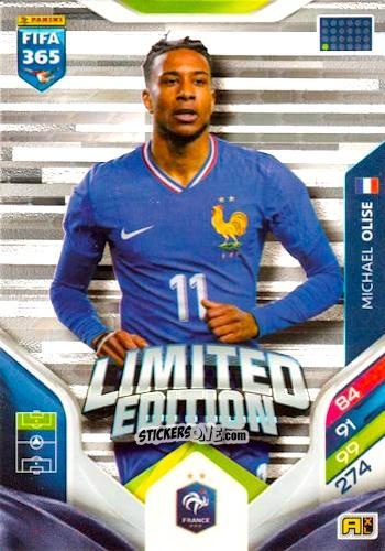 Cromo  Michael Olise  - Fifa 365: 2025-2026. Adrenalyn Xl n. XXL-24 - Panini