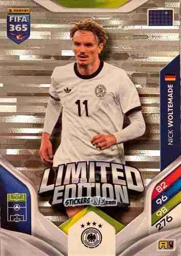Figurina  Nick Woltemade  - Fifa 365: 2025-2026. Adrenalyn Xl n. XXL-27 - Panini